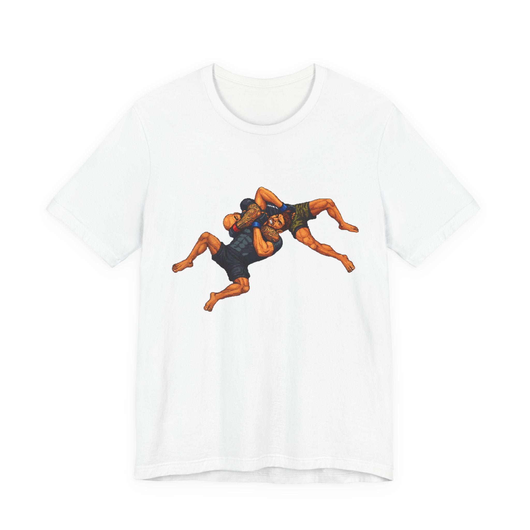 Wrestlers Grappling Illustration T-Shirt | Combat Sports Tee