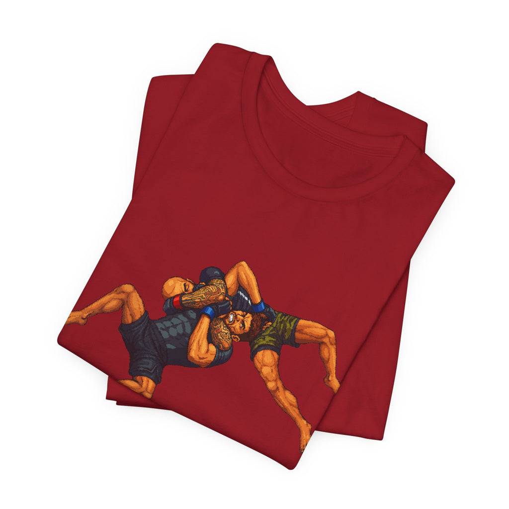 Wrestlers Grappling Illustration T-Shirt | Combat Sports Tee