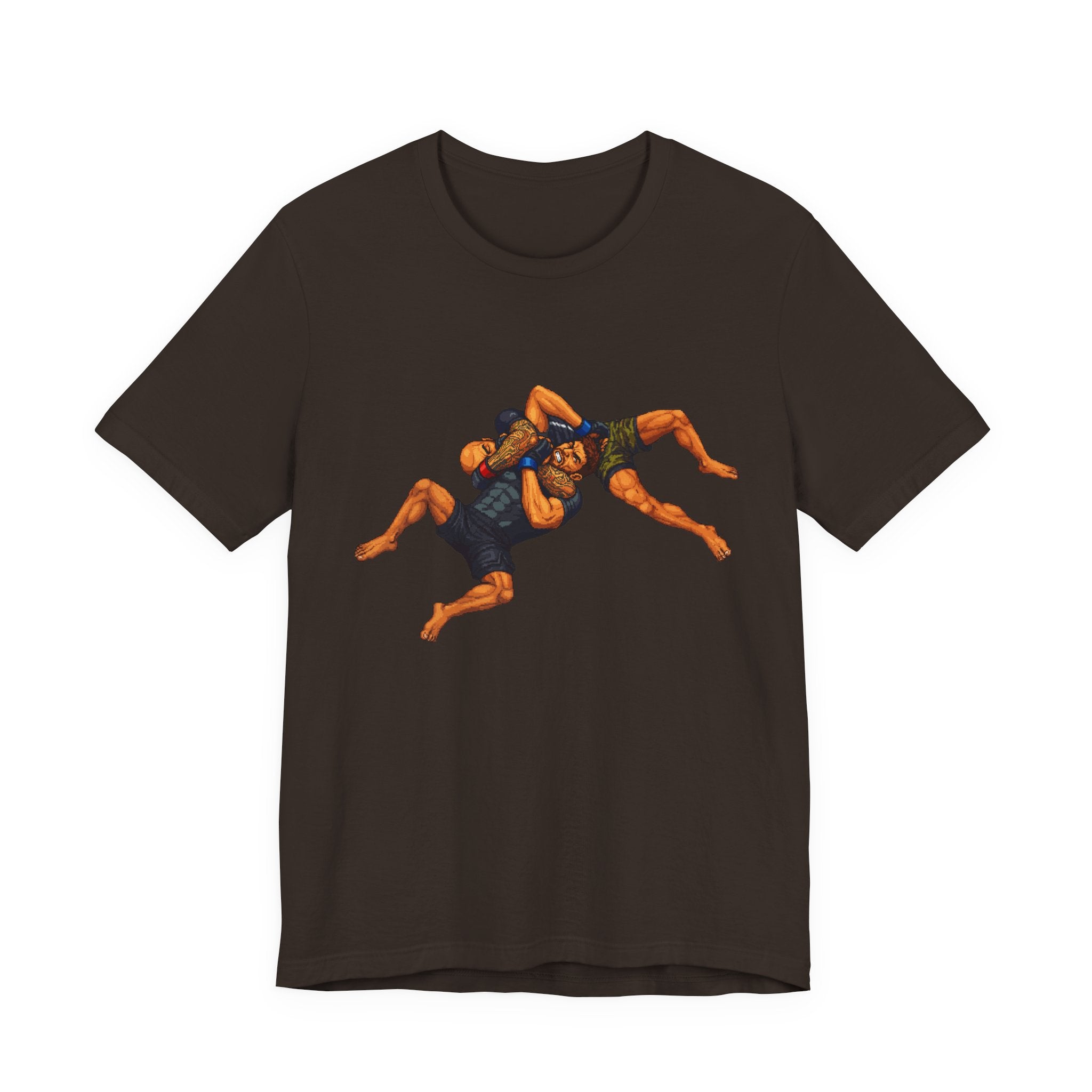 Wrestlers Grappling Illustration T-Shirt | Combat Sports Tee