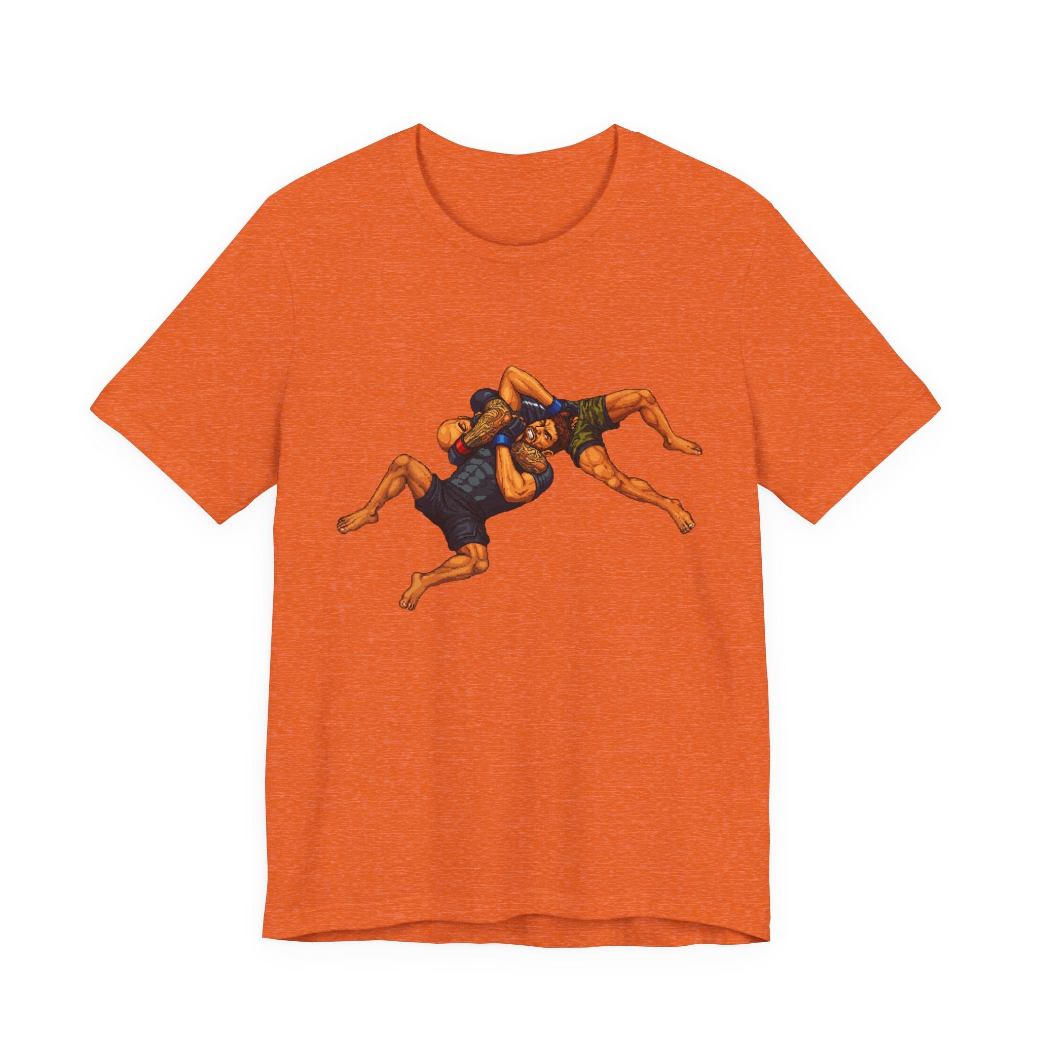 Wrestlers Grappling Illustration T-Shirt | Combat Sports Tee
