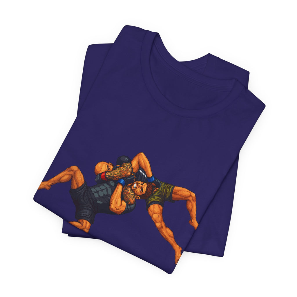 Wrestlers Grappling Illustration T-Shirt | Combat Sports Tee