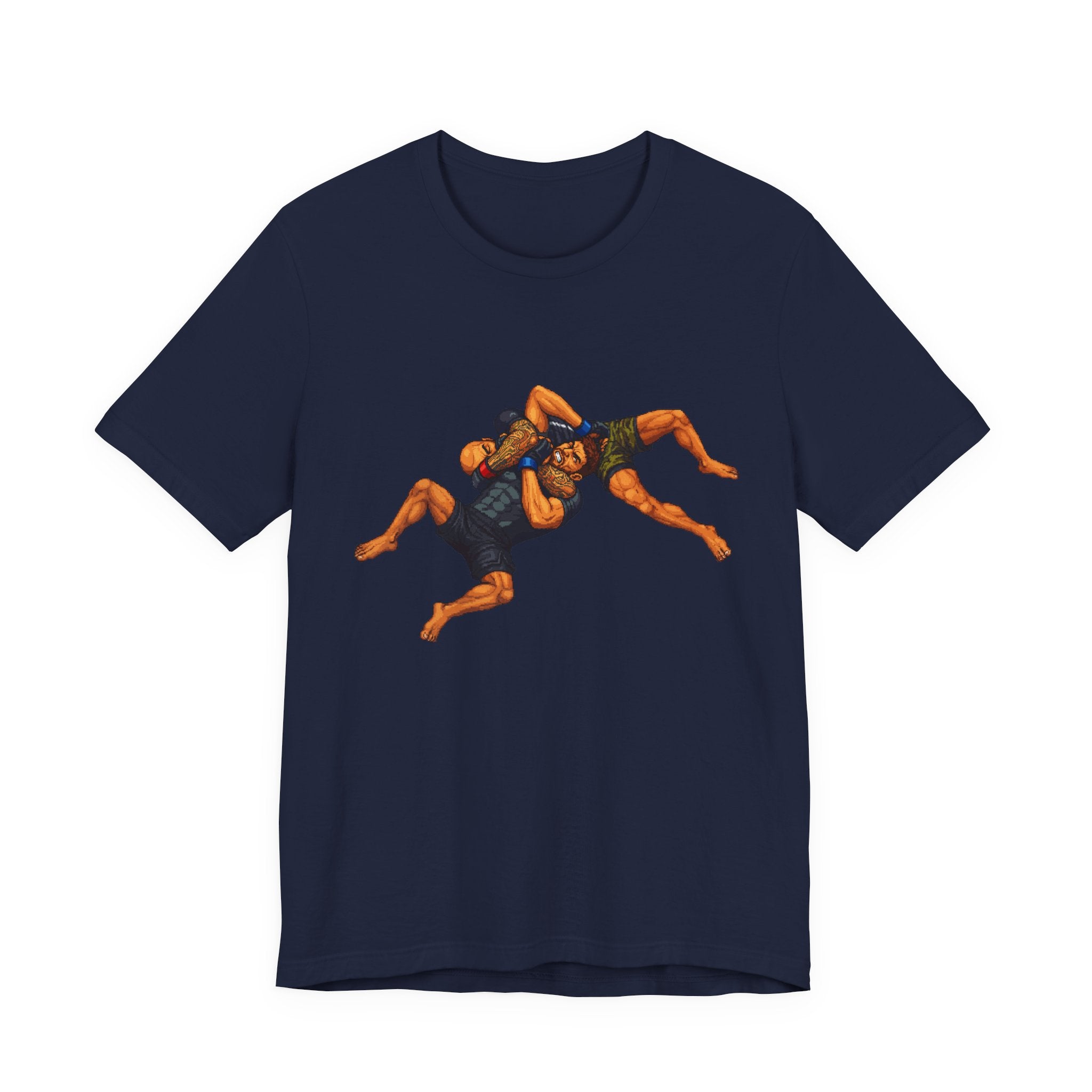 Wrestlers Grappling Illustration T-Shirt | Combat Sports Tee