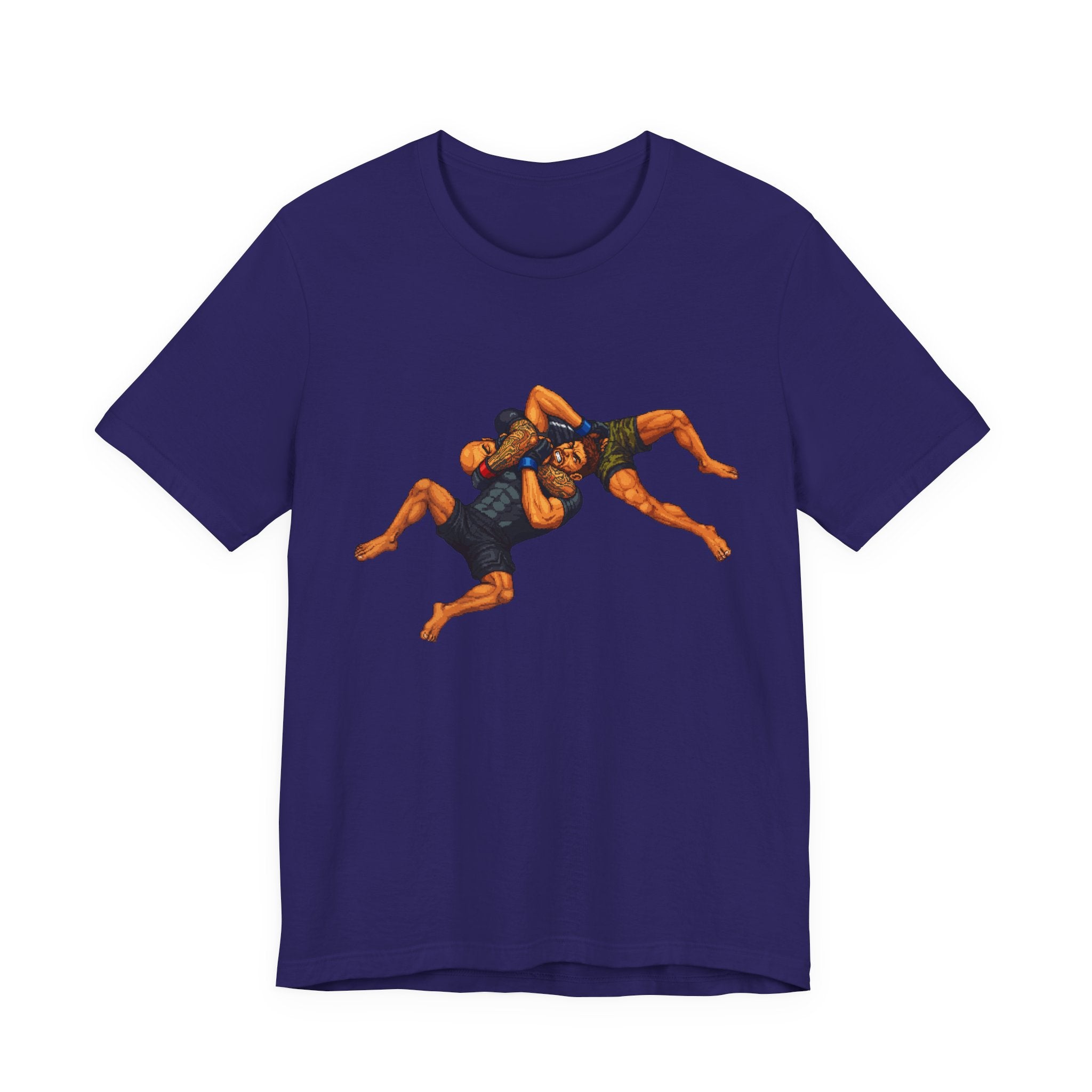 Wrestlers Grappling Illustration T-Shirt | Combat Sports Tee