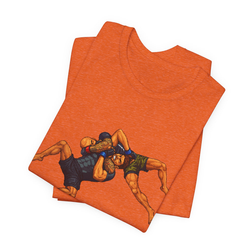 Wrestlers Grappling Illustration T-Shirt | Combat Sports Tee