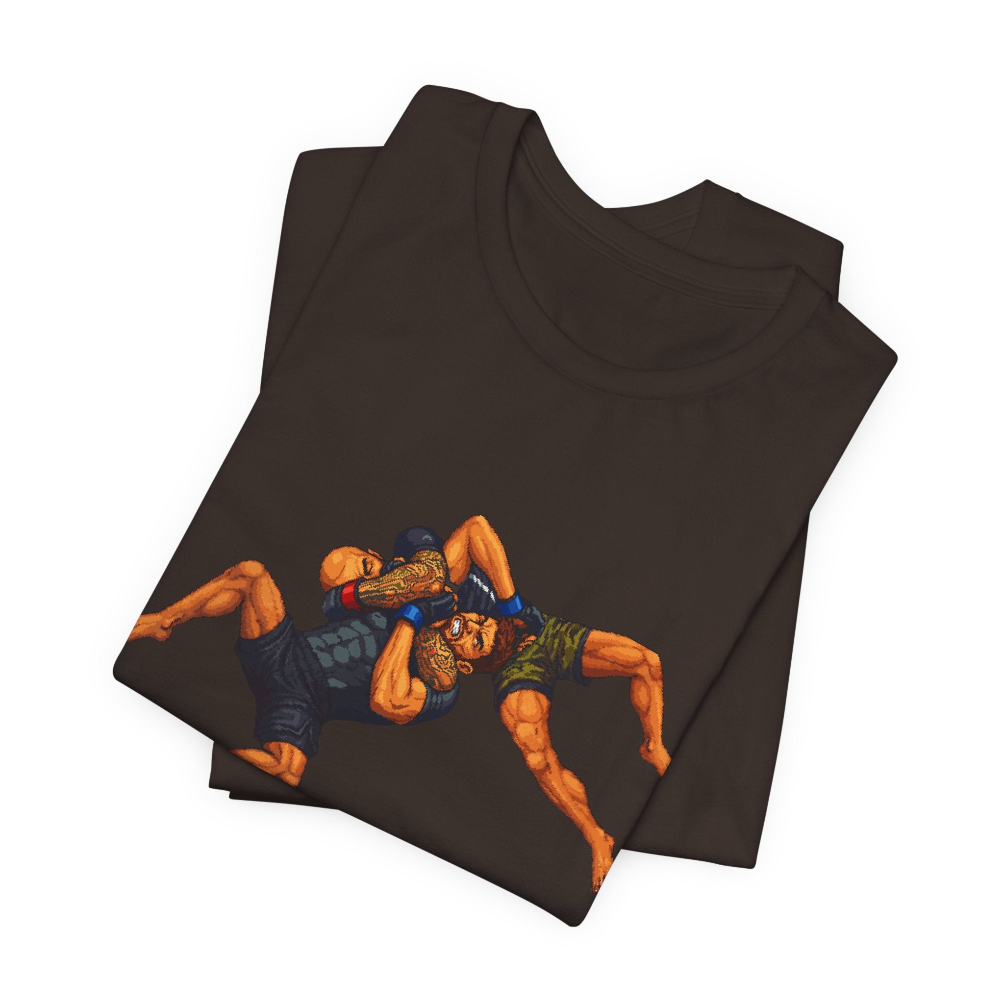 Wrestlers Grappling Illustration T-Shirt | Combat Sports Tee