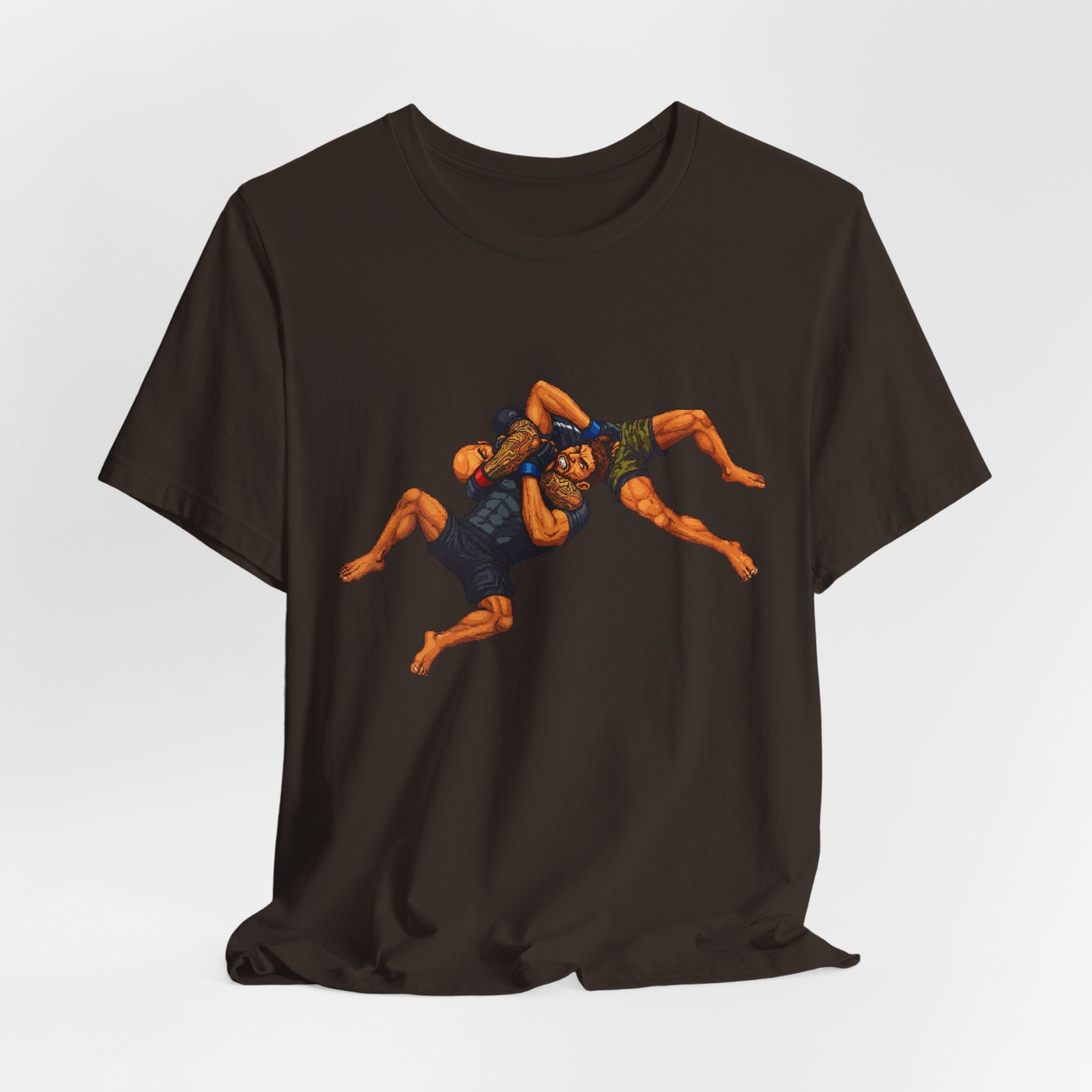 Wrestlers Grappling Illustration T-Shirt | Combat Sports Tee