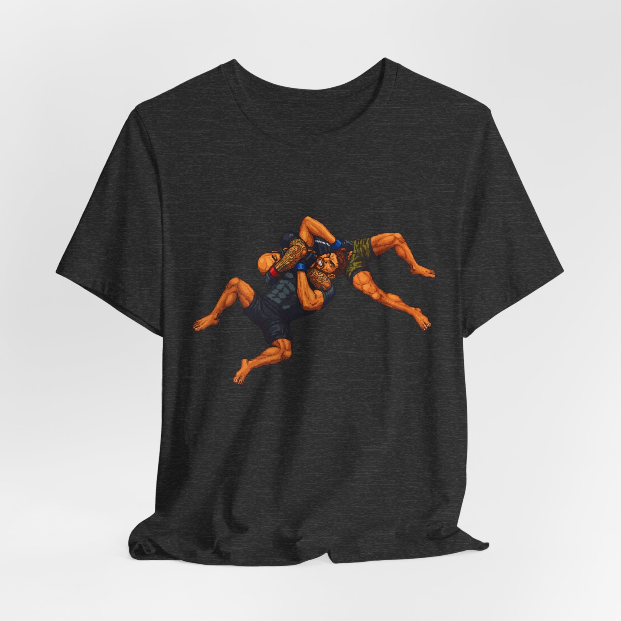 Wrestlers Grappling Illustration T-Shirt | Combat Sports Tee