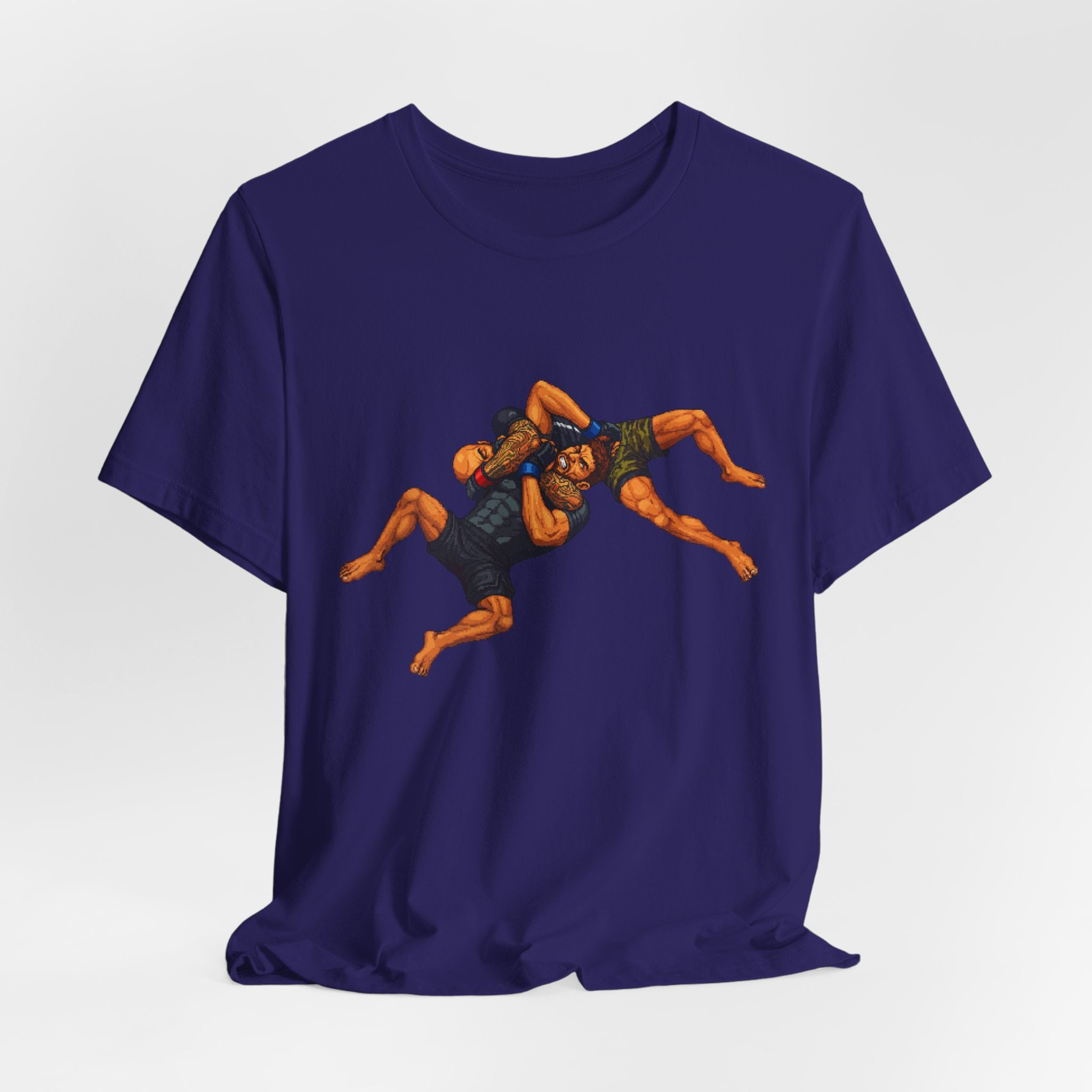Wrestlers Grappling Illustration T-Shirt | Combat Sports Tee
