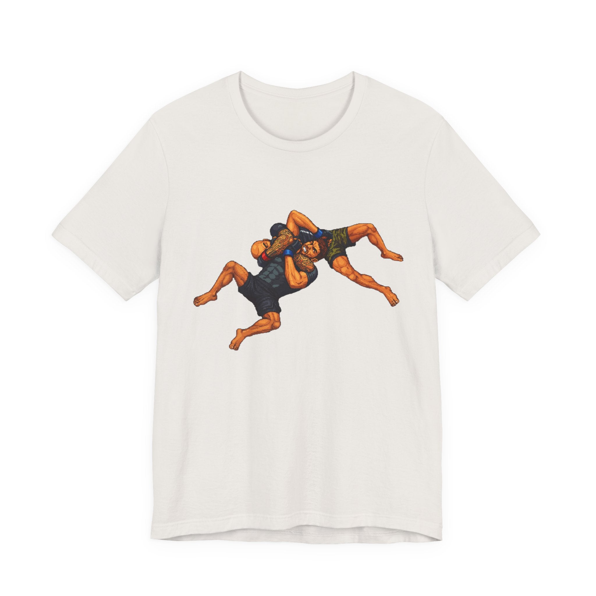 Wrestlers Grappling Illustration T-Shirt | Combat Sports Tee