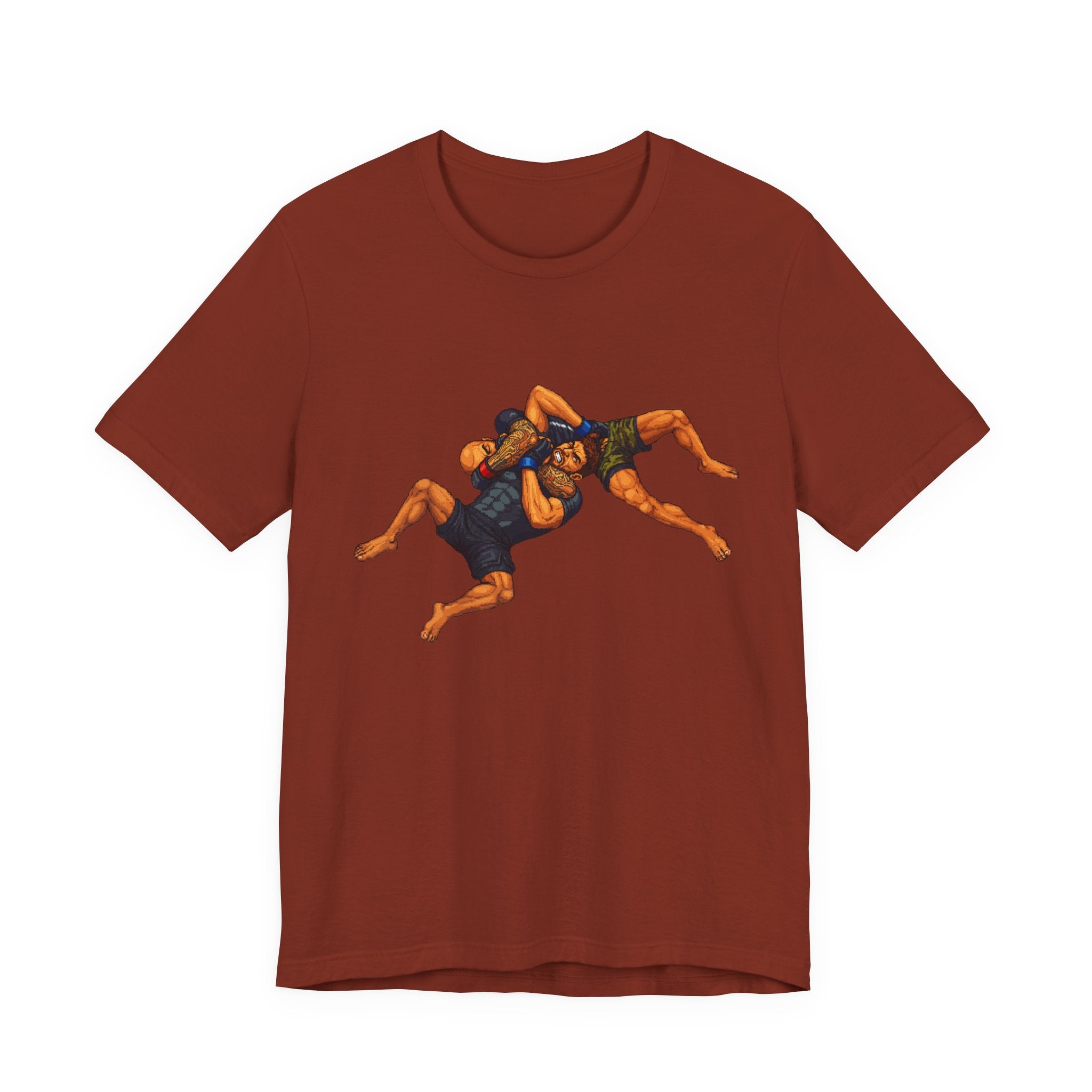 Wrestlers Grappling Illustration T-Shirt | Combat Sports Tee