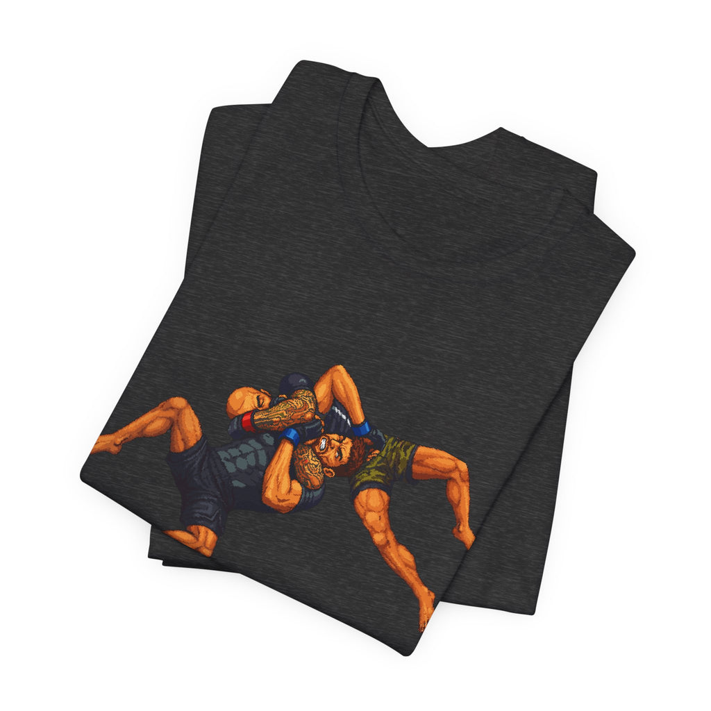 Wrestlers Grappling Illustration T-Shirt | Combat Sports Tee